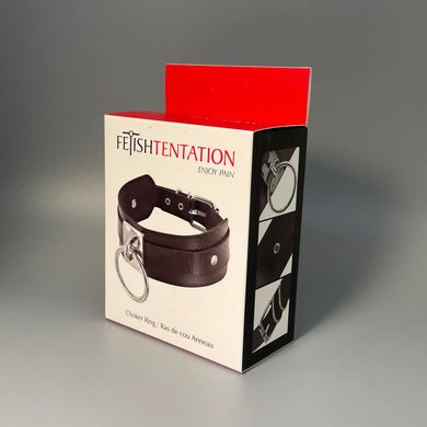 Нашийник для БДСМ c кільцем Fetish Tentation Choker Ring (зіпсована упаковка) - фото