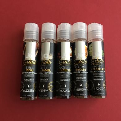 System JO GELATO - оральная смазка мятный шоколад - 30 мл - фото