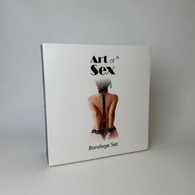 БДСМ набір фиксації для шиї та рук Art of Sex - Bondage Set - фото