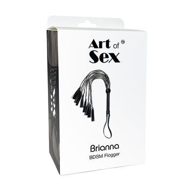 Ажурний батіг-флоггер Art of Sex Briannas чорний - фото