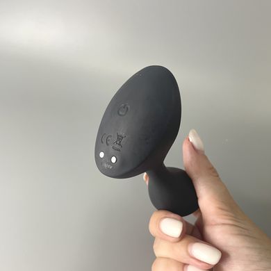 Анальна смарт-вібропробка Satisfyer Sweet Seal Black чорна - 4 см - фото