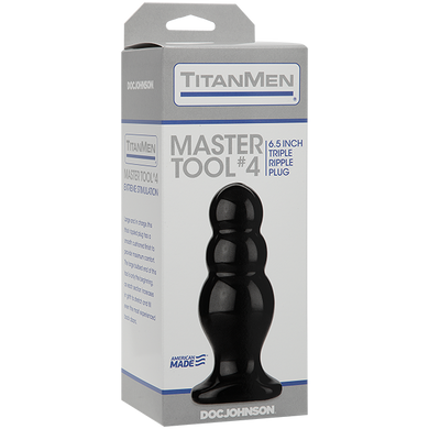 Doc Johnson Titanmen Tools Master black 6,6 см стимулятор для фістингу - фото