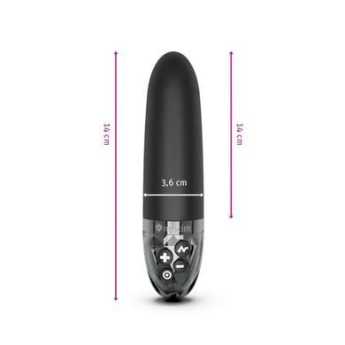 Минивибратор с электростимуляцией Mystim Sleak Freak Black Edition - фото