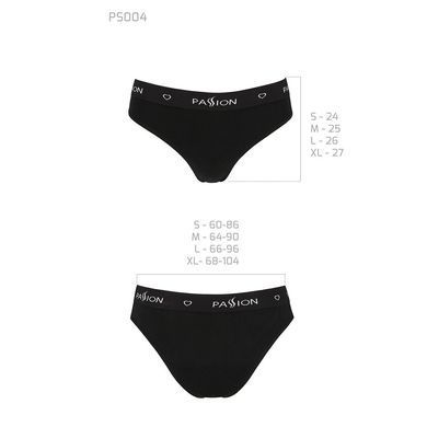 Трусики-слипы из хлопка с эластаном Passion PS004 PANTIES black L