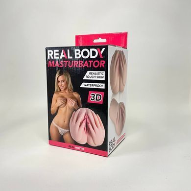 Реалистичный 3D мастурбатор приоткрытая вагина Real Body The Hottie - фото