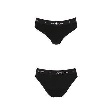 Трусики-слипы из хлопка с эластаном Passion PS004 PANTIES black L