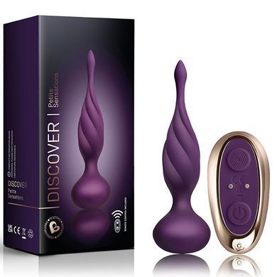 Анальна вібропробка Rocks Off Petite Sensations Discover Purple 2,5 см - фото