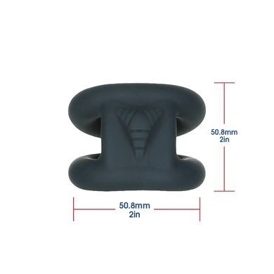 Двойное эрекционное кольцо LUX Active Tug Versatile Silicone Cock Ring  - фото
