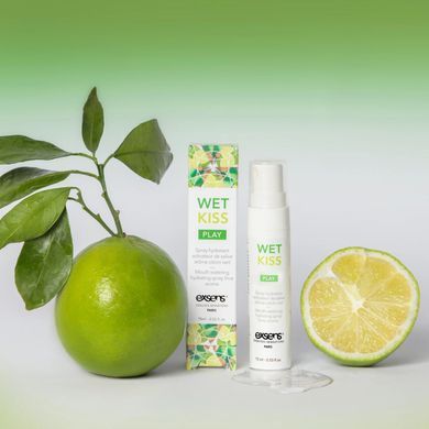 Спрей для посилення слиновиділення EXSENS Wet Kiss Lime 15 мл лайм - фото