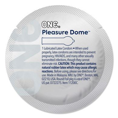 Презерватив анатомічний ONE Pleasure Dome (100 шт) - фото