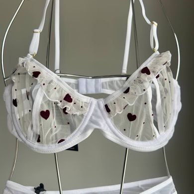 Еротичний комплект Passion LOVELIA SET white L/XL - фото