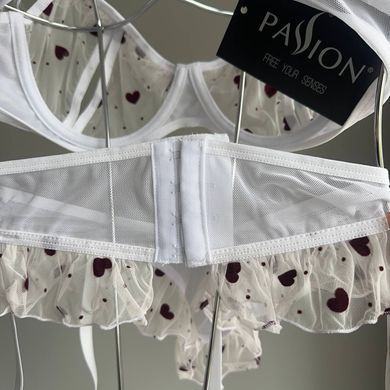 Еротичний комплект Passion LOVELIA SET white L/XL - фото