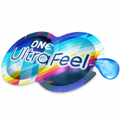 Презерватив с лубрикантом ONE UltraFeel 2-в-1 (1 шт) - фото