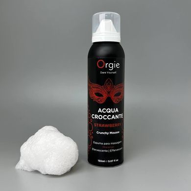 Шипучая пенка для массажа ORGIE Acqua Crocante (150 мл) клубника - фото