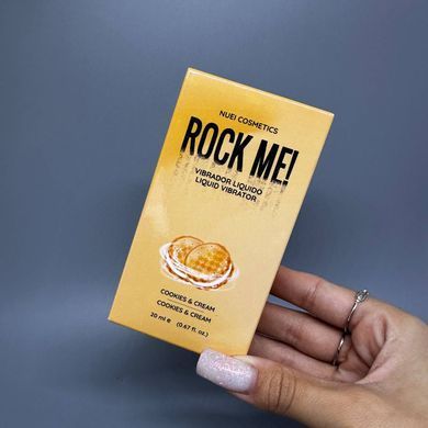 Жидкий вибратор со вкусом печенья с кремом Nuei Rock me! 20 мл - фото
