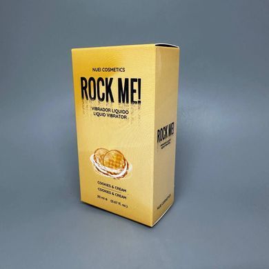 Жидкий вибратор со вкусом печенья с кремом Nuei Rock me! 20 мл - фото
