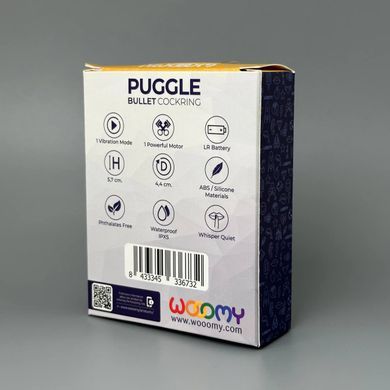 Эрекционное виброкольцо Wooomy Puggle - фото