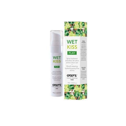 Спрей для посилення слиновиділення EXSENS Wet Kiss Lime 15 мл лайм - фото