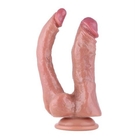 Двойной фаллоимитатор для секс-машин Hismith Double Penetrator 9.25&Prime;