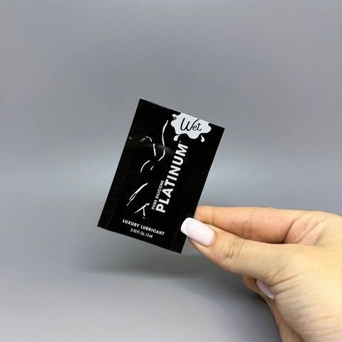 Саше Лубрикант на силиконовой основе Wet Pure Silicone Platinum 3 мл