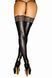 Чулки&nbsp;на&nbsp;силиконе&nbsp;с&nbsp;кружевом Noir Handmade F135 Powerwetlook stockings XXL