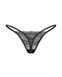 Набор трусиков Obsessive Clara 2-pack thong S/M черные