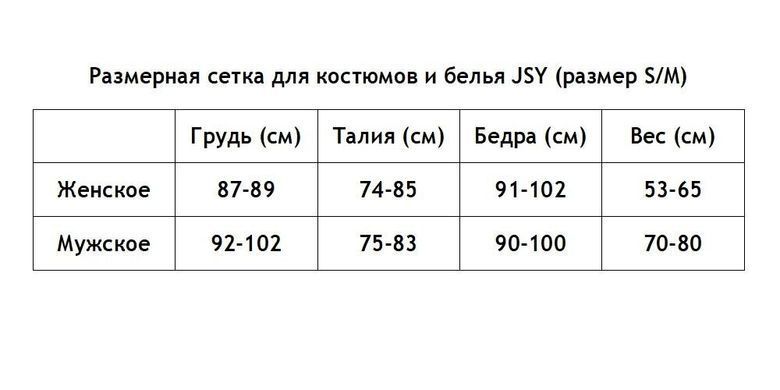Еротичний комплект JSY 2274 стрінги, пояс для панчох і панчохи - фото