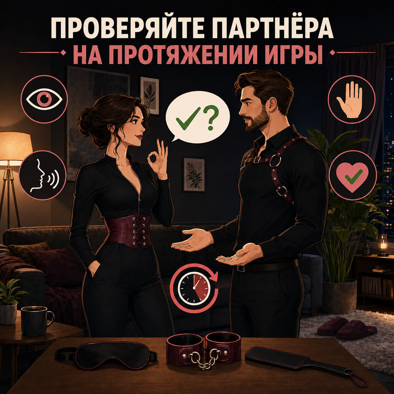 Коммуникация и проверка состояния партнера