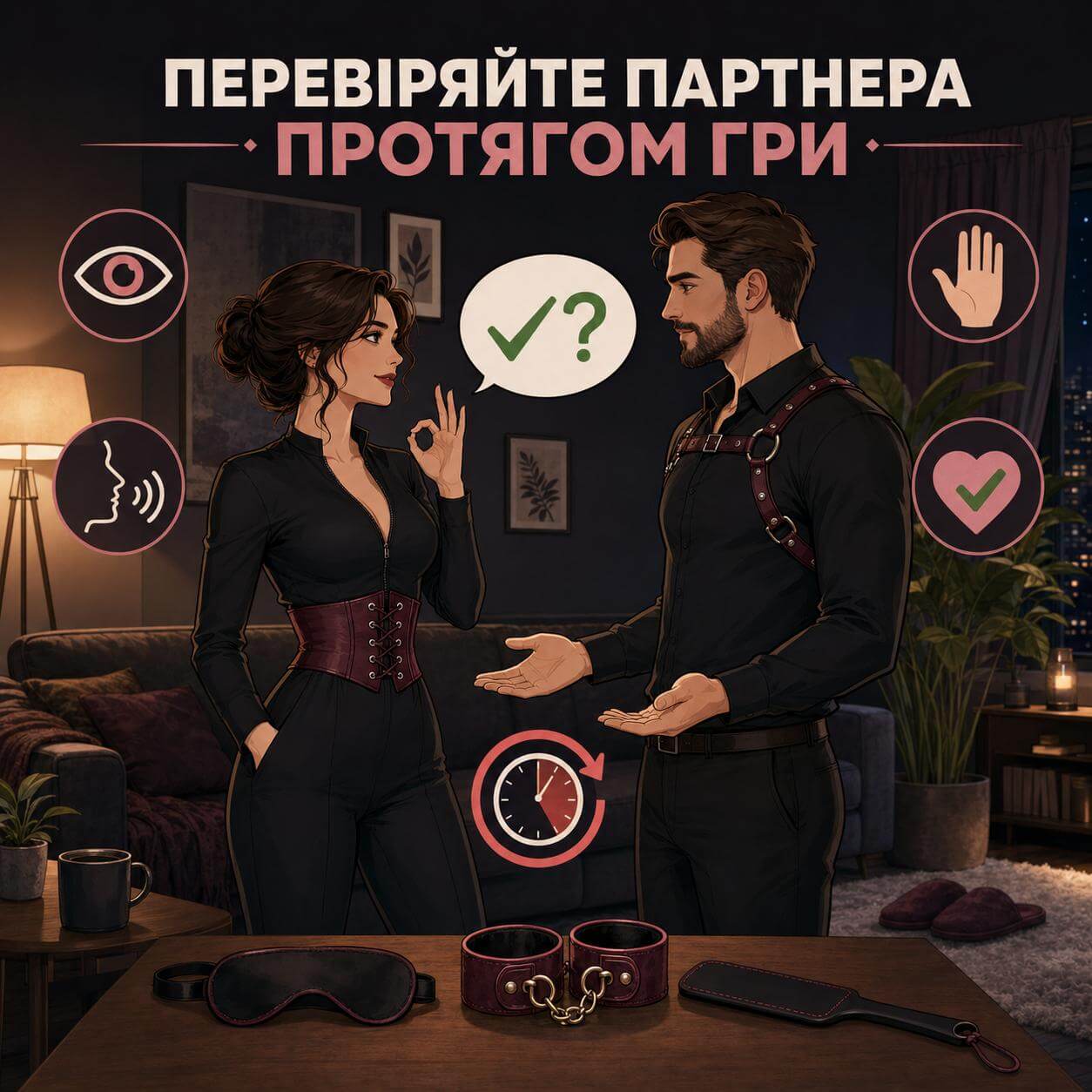 Комунікація та перевірка стану партнера