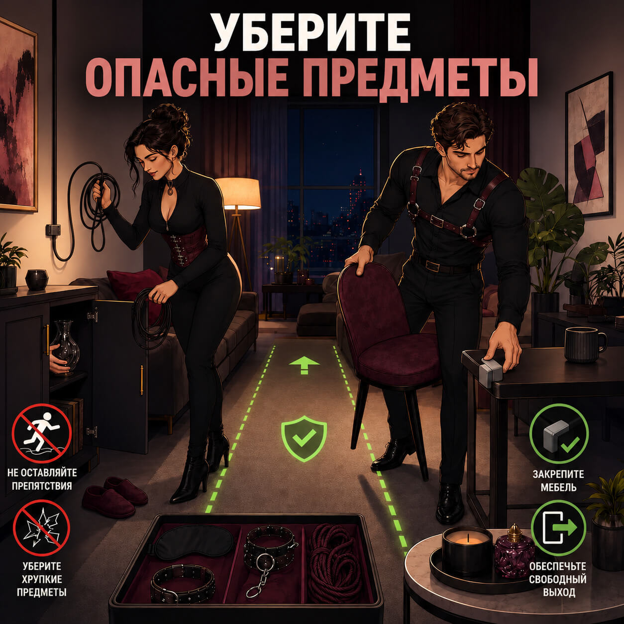 Подготовленное и безопасное пространство