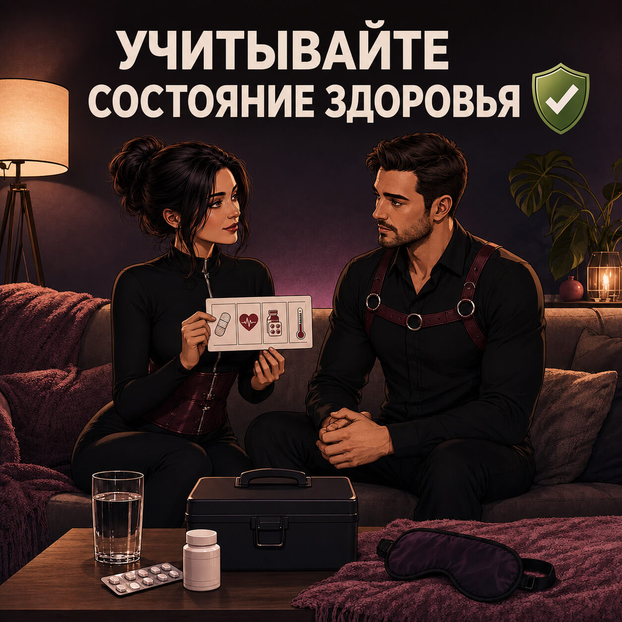 Обсуждение состояния здоровья до начала игры