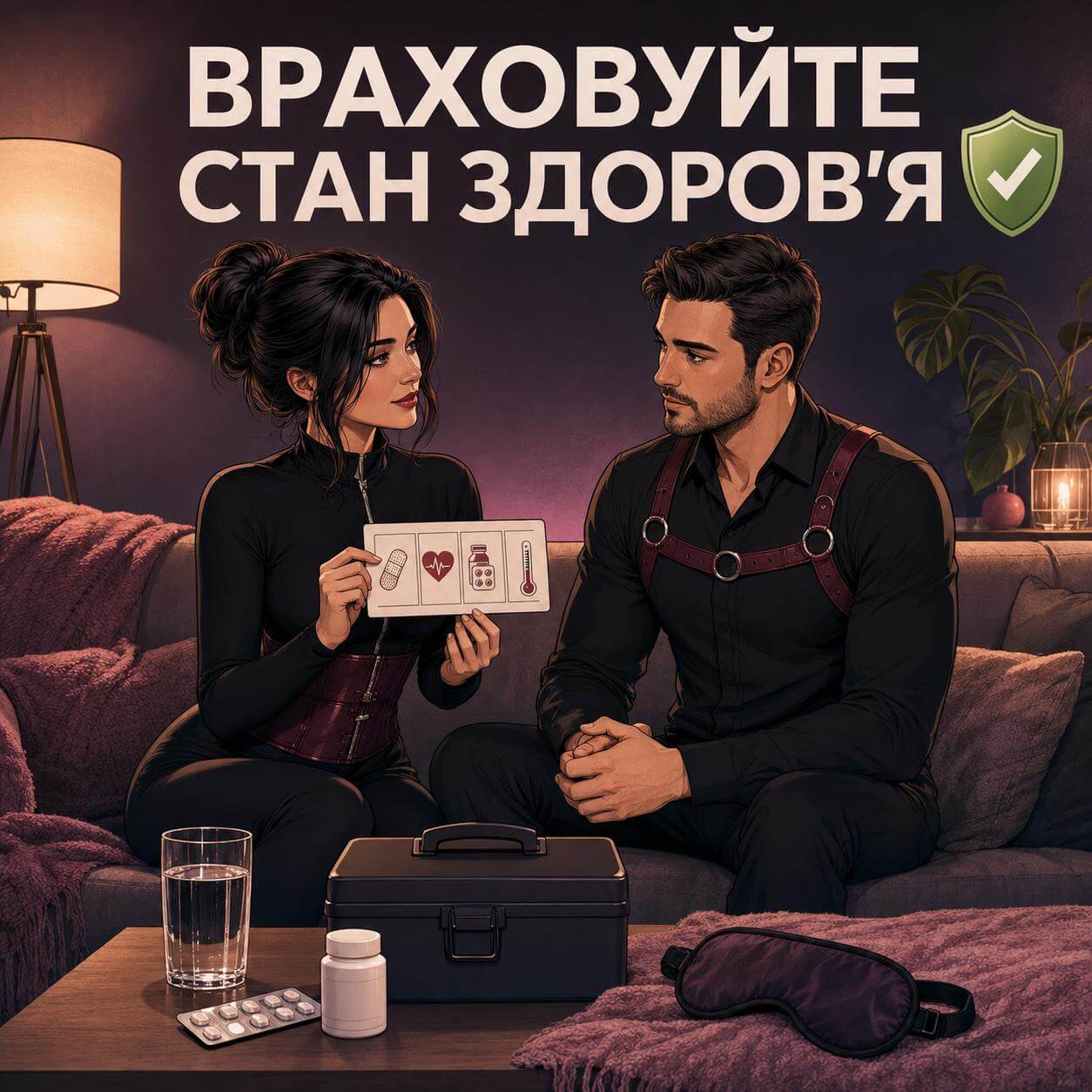 Обговорення стану здоров’я до початку гри
